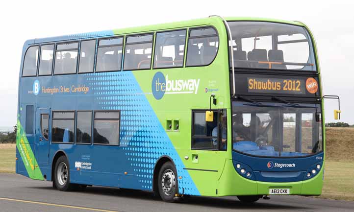 Stagecoach East Busway Scania N230UD ADL Enviro400 15814